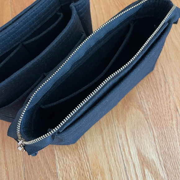 Bag Organizer Insert Set of 2 Black - Picture 6 of 8